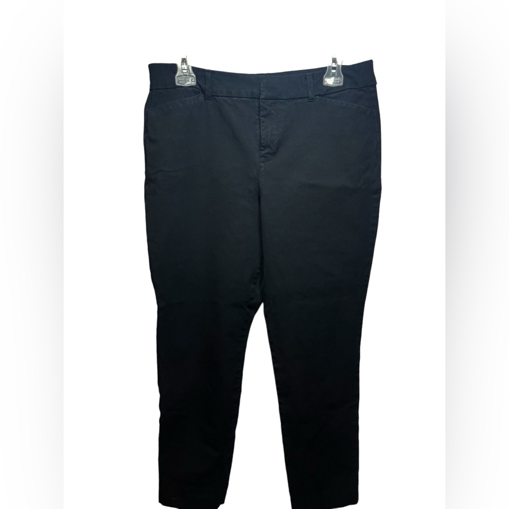 Old Navy Pixie High Waited Work Pants Skinny Cut Black